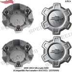 New Center Caps For 19 - 23 Chevrolet Silverado 1500 Painted 84173372. Fixed Price $89.99.