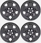 Set Of Black Covers For 2014-2021 Jeep Cherokee 17" Steel Wheels- 7900GB. Fixed Price $74.99.