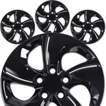 15" Hubcaps Set Of 4 Black Lacquer Wheel Rims Cover For 2013-2015 Honda Civic. Fixed Price $48.99.