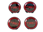 4X Wheel Hub Center Caps For Toyota Black And Red PT280-89210-F2 4RUNNER Trd. Fixed Price $59.97.
