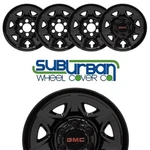 2014-2019 Gmc Sierra 1500 # 7950-GB 17" 6 Lug Steel Rim Black Wheel Skins SET/4. Fixed Price $124.99.