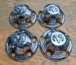 Dodge Ram 1500 Center Cap Set Of 4, 1993-2002, Chrome, Part # 52038267 S3. Fixed Price $79.95.