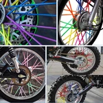 180 Pcs Spoke Skins Covers Plastic Bike Wheels Decorations Dirt Ri.... Fixed Price $18.75.