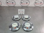 Set Of 4 Nos 1955-57 Pontiac Wheel Poverty Caps / Oem. Fixed Price $594.95.