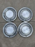 1968 Oldsmobile Cutlass Hubcaps F85 14" Wheel Covers Set Of Hollander 4007. Fixed Price $65.00.