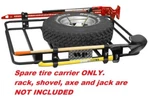 Warrior 819 Rack Mounted Spare Tire Carrier, 9" Spread For Outback Roof. Fixed Price $149.99.