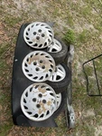 (3) Honda Civic 14" Oem Wheel Cover Hub Cap Silver 1992-1995 44733-SR4-9300. Fixed Price $60.00.