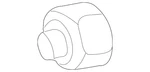 Genuine Porsche Lock Nut PAF-001-784. Fixed Price $10.55.