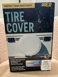 Adco Tire Cover Size F Polar White 29" #1755 Heavy Duty Uv Protection Elastic. Fixed Price $13.00.