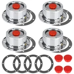 Pcs Trailer Hub Cap Replaces Stemco 343-4009 3434009 Aluminum W/ Gaskets Plugs. Fixed Price $49.99.