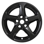 Coast To IWCIMP394BLK 16" Wheel Skin 5 Spokes Gloss Black Snap-on 4PC. Fixed Price $86.99.