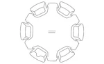 Genuine Nissan Wheel Cover 40315-1FC1C. Fixed Price $88.28.