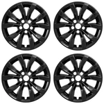 4 Gloss Black 17" Wheel Skins Hub Caps Full Covers For 2015-2020 Chrysler 300. Fixed Price $77.99.
