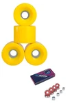 Cal Skateboard Cruiser Yellow Color 70MM 83A Wheel With Bearing. Fixed Price $21.99.