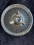 (1) Oem 1963-64 Ford Galaxie 14" Wire Spoke 3-BAR Spinner Hubcap Wheel Cover. Fixed Price $95.00.