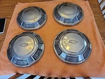 1968-72 Chevy Dog Dish Hub Caps Biscayne Impala Belair 10.5"OEM Gm (4). Fixed Price $85.00.
