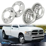 Silver 17" Dually Wheel Simulators Skins Fit For 2003-2018 Dodge Ram 3500. Fixed Price $248.99.
