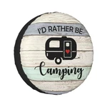 I'd Rather Be Camping Rv Spare Tire Cover, Camper Tir.... Fixed Price $19.86.