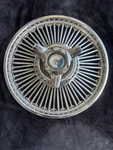 (1) Oem 1963-64 Ford Galaxie 14" Wire Spoke 3-BAR Spinner Hubcap Wheel Cover. Fixed Price $75.00.