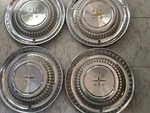 1958 Desoto Wheel Covers Set Of Four. Fixed Price $75.00.