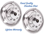19.5" Dodge Ram 4500 5500 10 Lug Front Wheel Simulator Hubcap Covers Set Of 2. Fixed Price $228.78.