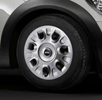 Genuine Mini 15" Silver Wheel Cover P/n 13 785 977 - New. Fixed Price $51.03.