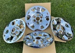 Nissan Titan Xd 2016-2020 Four Chrome 17" Imposter Wheel Skins Hub Rim Covers. Fixed Price $59.99.
