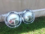 Two 1972 1973 1974 1975 Chevrolet Chevy Luv Wheel Covers Hubcaps Oem. Fixed Price $70.00.