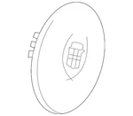 Genuine Gm Button Style Center Cap With Crest And Wreath Logo 09597188. Fixed Price $105.08.