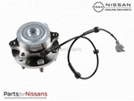 Genuine Nissan Hub Assembly 40202-9BT0B. Fixed Price $294.74.