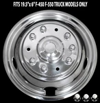Front 2005-2025 Ford F450 F550 19.5" 10 Lug Wheel Simulators Rim Covers Liners. Fixed Price $109.99.