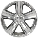 Polished Wheel 20X9 Ram 1500 Style W/silver Inlay Fits 2009 Chrysler Aspen. Fixed Price $435.95.