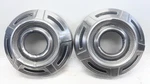 Pair 1967-1977 Ford F250 F350 Truck Hubcap Dog Dish Center Caps Stainless Oem. Fixed Price $99.99.