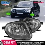 Pair Fog Lights For 2003-2006 Mercedes Benz E320 E500 Driving Bumper Front Lamps. Fixed Price $51.99.
