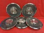 Vintage Set Of 1958 Ford 14" Hubcaps Fairlane Thunderbird Fomoco. Fixed Price $99.99.