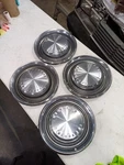 Factory Original 1969 1973 Chrysler New Yorker 15 Inch Hubcaps Wheel Covers. Fixed Price $100.00.
