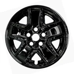 IMP450BLK Black Wheel Skin Covers Hubcaps For 20-23 Jeep Gladiator Jt 17". Fixed Price $97.99.
