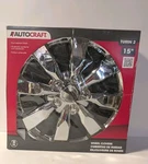Autocraft AC238 (4 Pack) 15" Automotive Chrome Wheel Covers, Hubcap Set. Fixed Price $50.99.