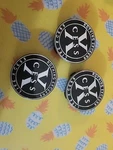 Xcess Wheels Gloss Black Custom Center Cap # 1038K75 (set Of 3). Fixed Price $70.00.