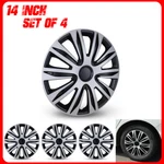 4PCS 14" Lacquer Wheel Covers Snap On Full Hub Caps Fit R14 Tire & Steel Rim. Fixed Price $42.99.