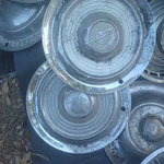 Hubcap Wheel Cover For 15" 1954 55 Oldsmobile Steel Rim, Pair, Set Of 2. Fixed Price $99.00.