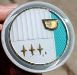 1957 1958 Studebaker Champion Steering Wheel Horn Button Ornament Emblem. Fixed Price $59.99.