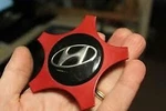 Genuine New Centre Wheel Hub Cap-red Suits Hyundai Veloster 1.6L 2011-2014. Fixed Price $42.66.