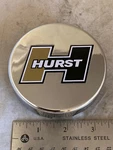 Hurst Racing Wheels Chrome Gold Black Rim Hub Cover Center C565703-CAP. Fixed Price $49.00.