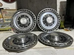 69 Chevrolet Parts/ Chevelle 14 Hubcaps. Fixed Price $45.00.