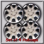 (4) 16" Silver Mitsubishi Galant Hubcaps 2006-2009 Oem Replacement Wheel Covers. Fixed Price $120.00.