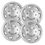 Premium Quality 16" Silver Hubcaps/wheel Covers Fits Ford Van, One-piece Heav.... Fixed Price $99.43.