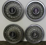 Oem 14" Wire Type Hub Caps Wheel Covers E3SZ1130D 1983-86 Mercury Marquise (W97). Fixed Price $127.46.
