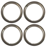 Coast IWC1515C Set Of 4 Chrome Plated Steel 15" 1.75" Beauty Trim Rings. Fixed Price $64.61.