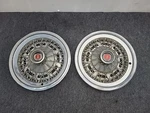 (2) 1977 1978 1979 Ford Merc Cougar Torino 15" Wire Spoke Wheel Cover Hubcap Chm. Fixed Price $79.99.